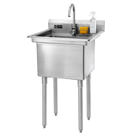 stainless steel laundry utility sink and cabinet wayfair|stainless utility sink home depot.